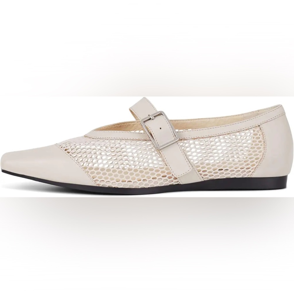 Vagabond Shoemakers Wioletta Mesh Ballet Flat Off White - Picture 4 of 11